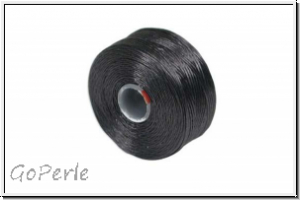 S-Lon, Size D, Beading Thread, Fdelgarn, charocoal grey, 1 Spule